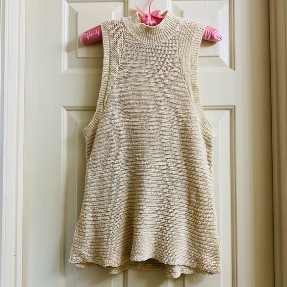 Billabong Cross My Heart Sleeveless Sweater Size Large - Picture 4 of 9